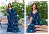 Priyanka By Kiyra Georgette Printed Ladies Daily Wear Saree Wholesale Market In Surat